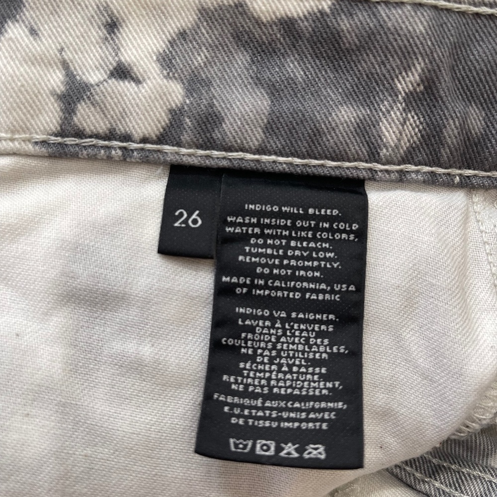 Aubrey Sonic Wash Midrise Straight Capri Jeans 26 - Picture 11 of 14